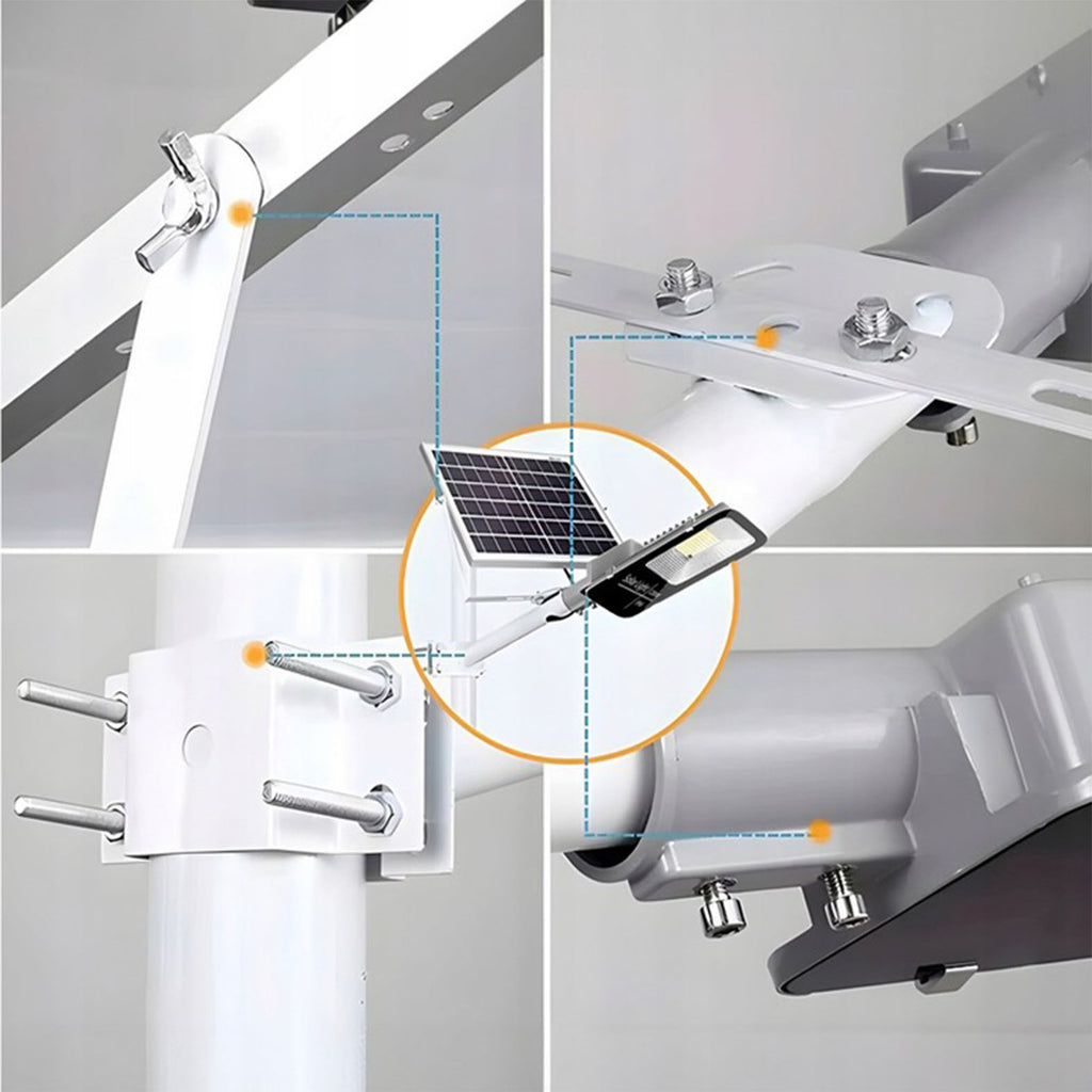 Leistungsstarke Solarlampe, Dämmerungssensor, Fernsteuerung, Vögler Professional 1500W