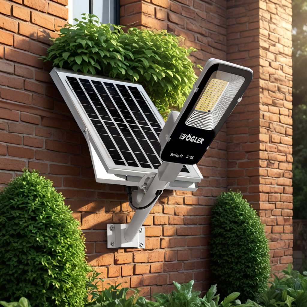 Leistungsstarke 2000W LED Solarlampe mit Dämmerungssensor + Fernbedienung