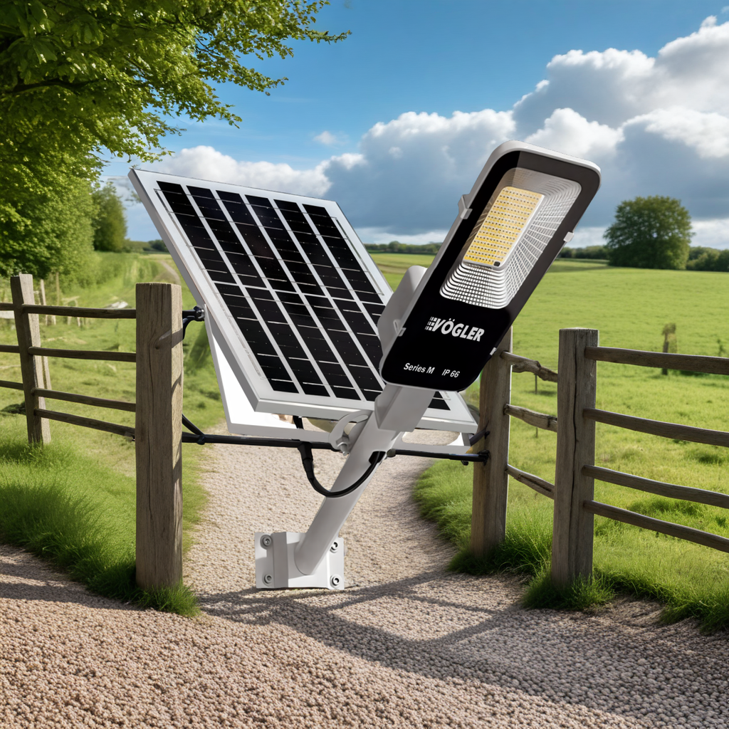 Leistungsstarke 2000W LED Solarlampe mit Dämmerungssensor + Fernbedienung