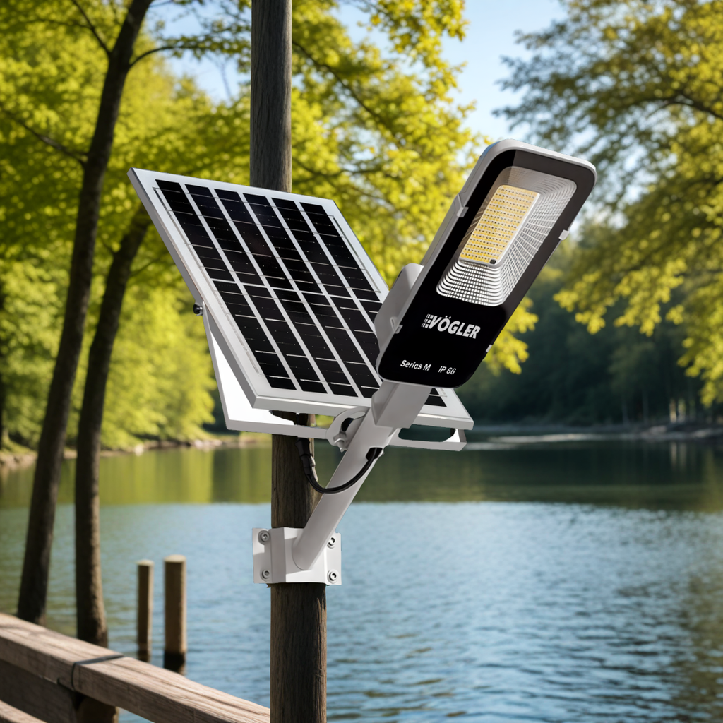 Leistungsstarke 2000W LED Solarlampe mit Dämmerungssensor + Fernbedienung